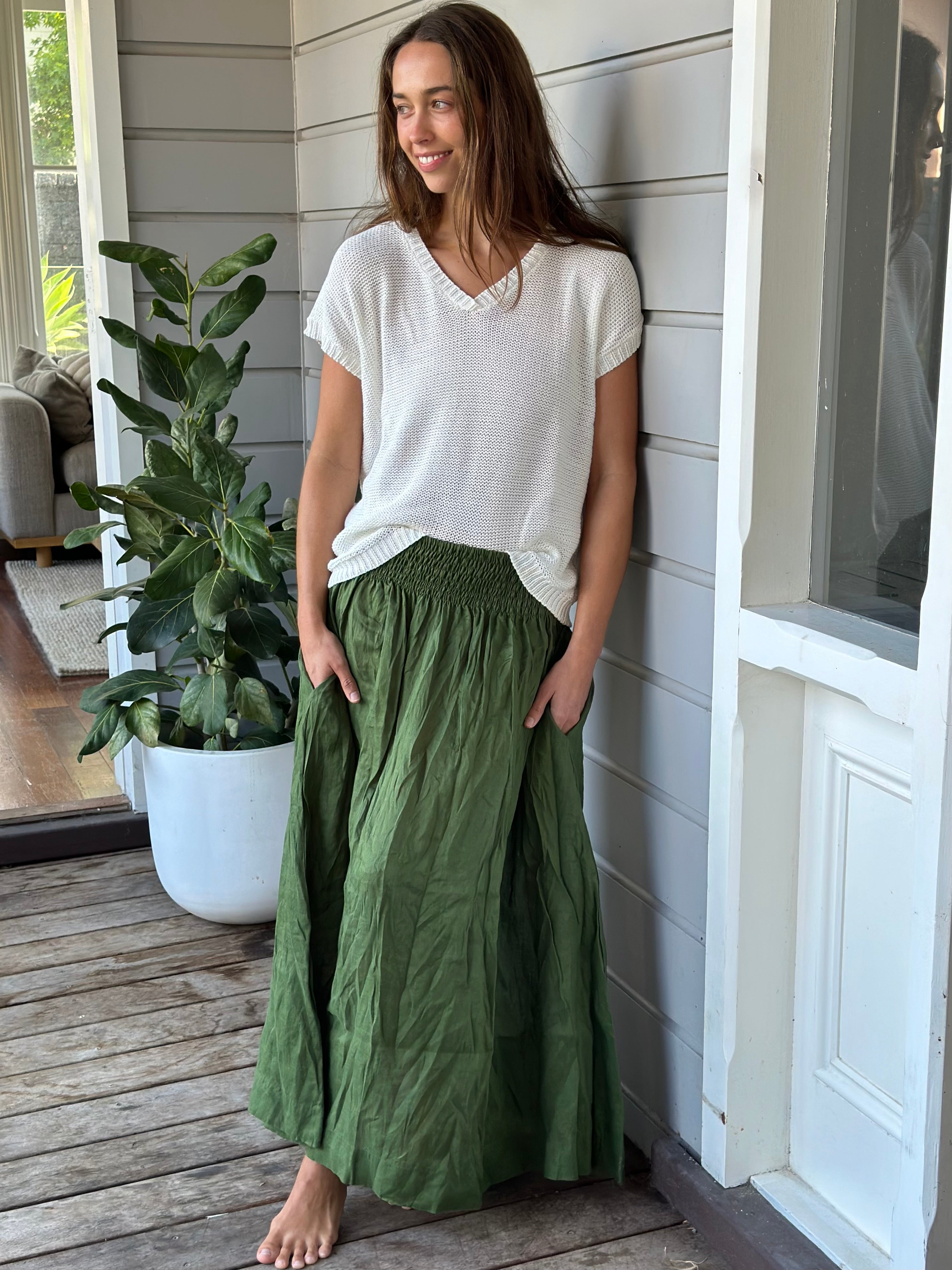 moss linen
