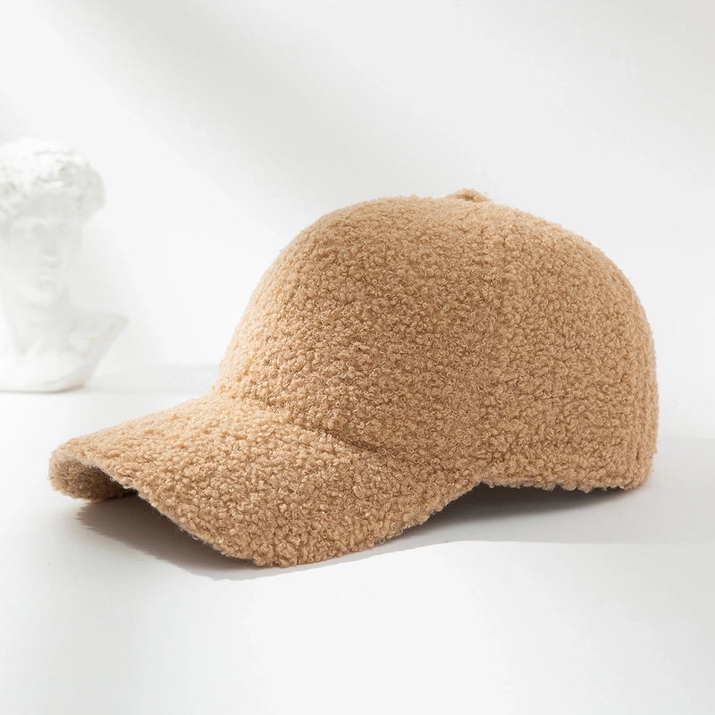 Unisex Minimalist Solid Color Streetwear Solid Color Curved Eaves Baseball Cap