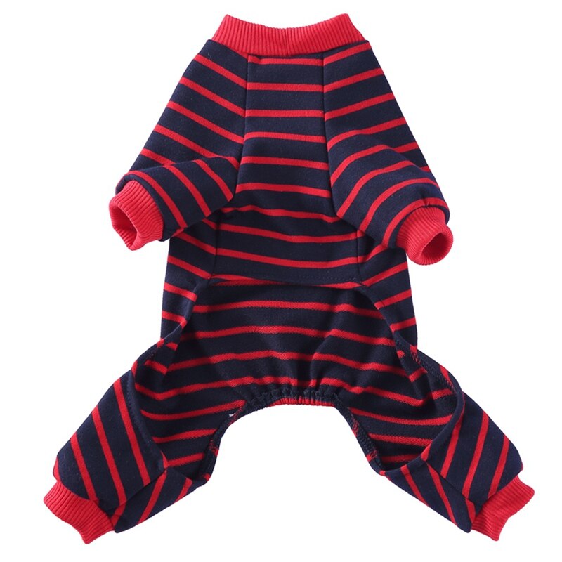 Striped Cotton Dog Clothes