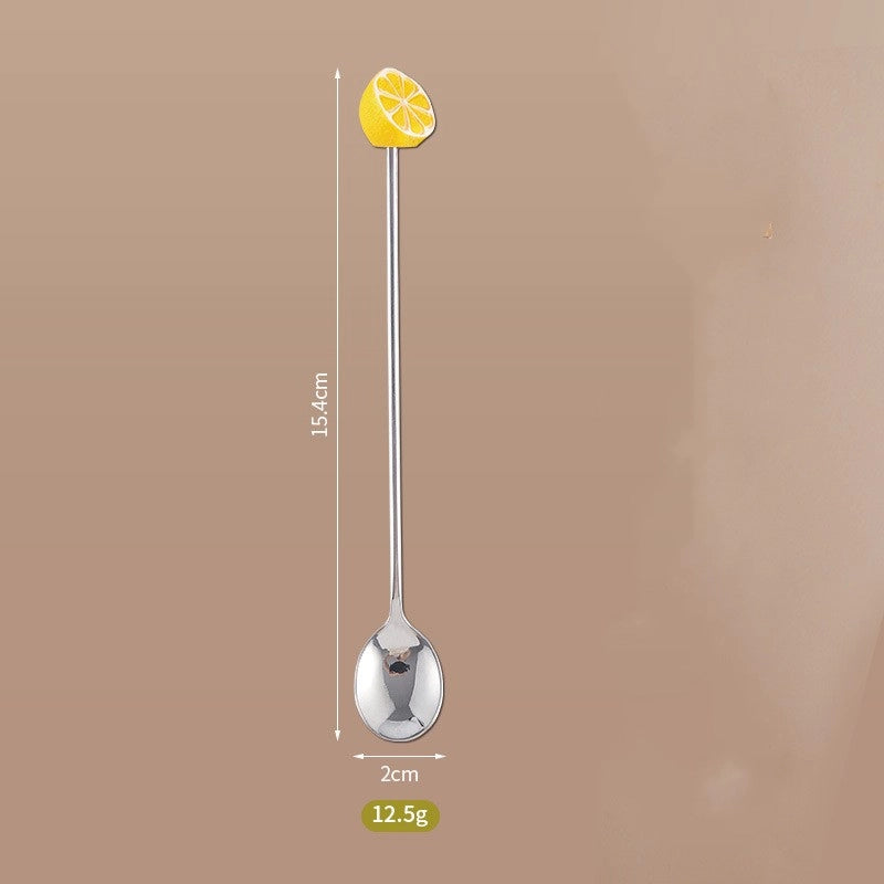 Cute Cartoon 304 Stainless Steel Fruit Fork 1 Piece