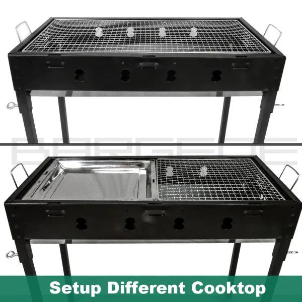 HEIGHT ADJUSTABLE BARBEQUE GRILL