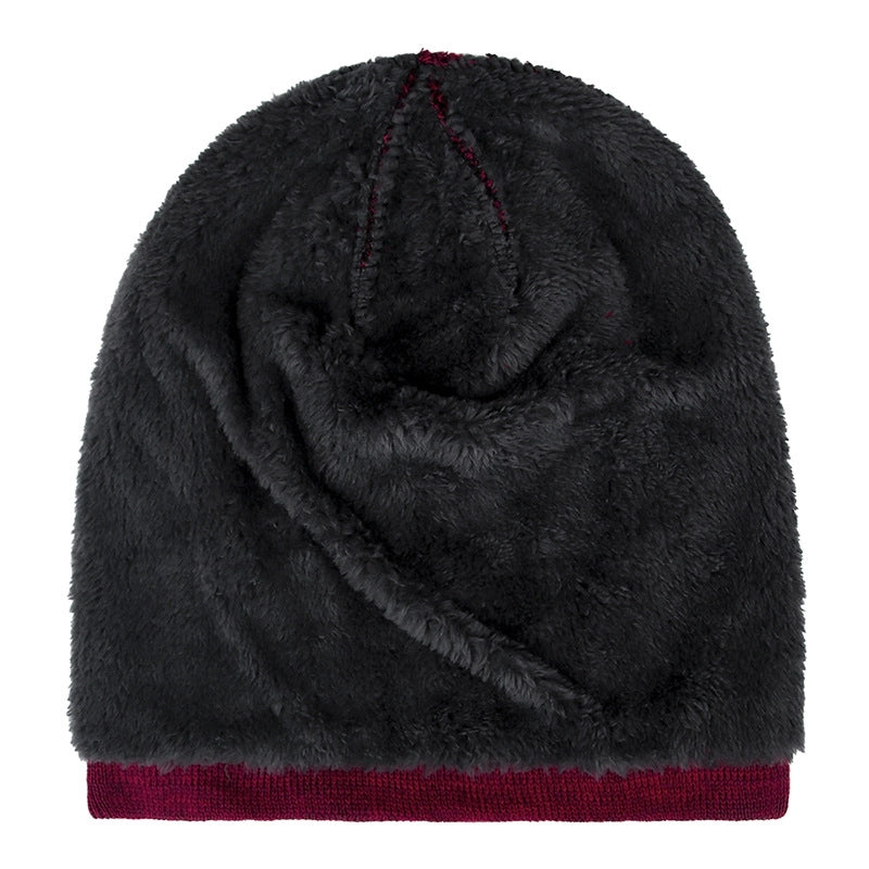 Men's Basic Retro Waves Eaveless Wool Cap