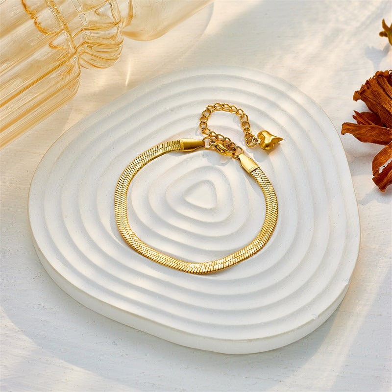 Fashion Unisex Chain Titanium Steel Electroplating Jewelry Sets