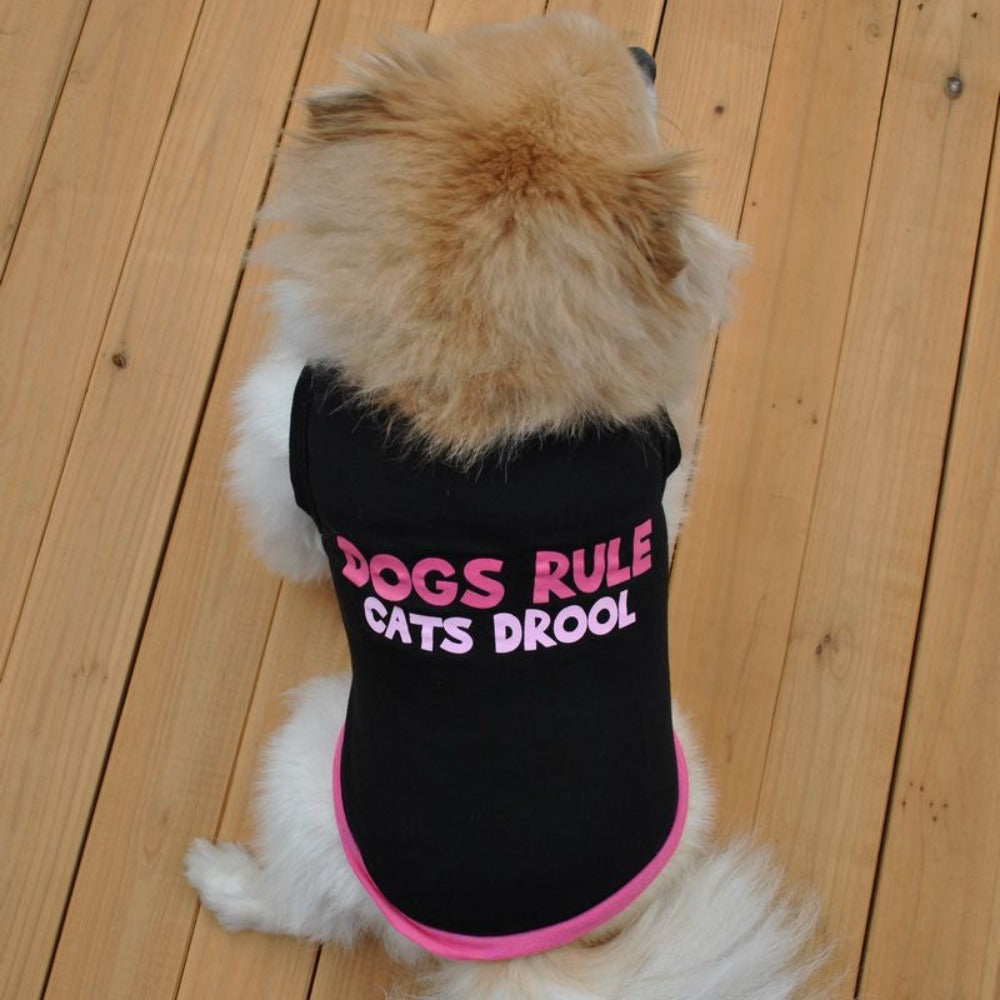Cute Print Pet Dog Vest
