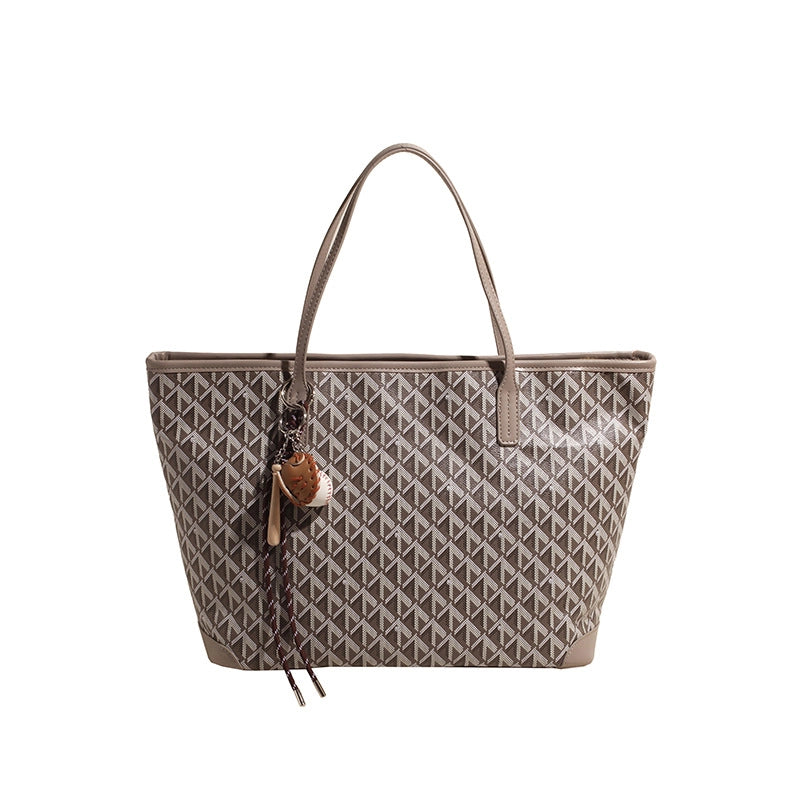 New Arrival Dog Teeth Shopping Bag Ladies Work Commuter Bag Large Capacity Totes 2024 Autumn New Women's Bags