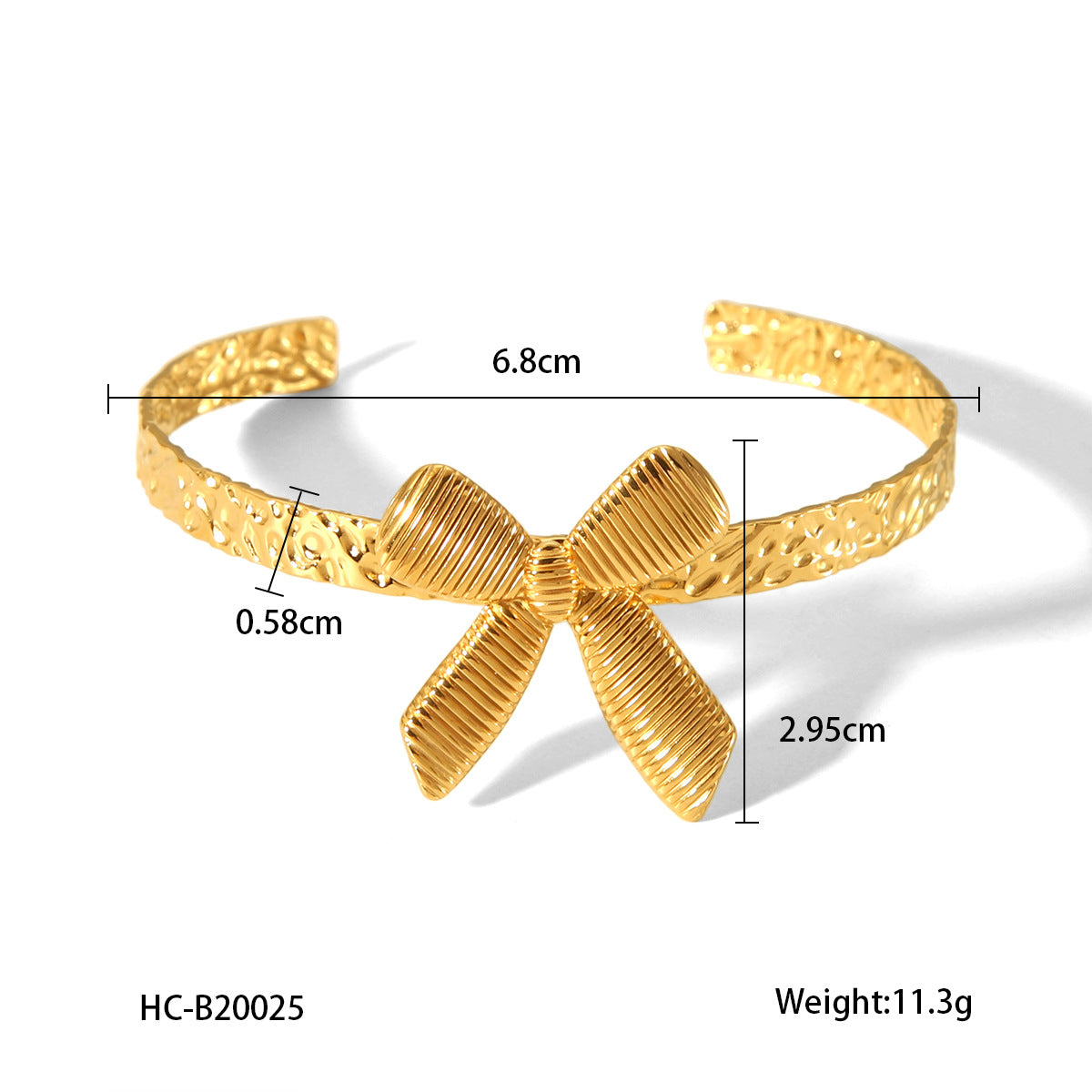 Ins Style Stainless Steel Bracelet 18K Gold-Plated Open Bracelet Titanium Steel Bracelet Female Jewelry