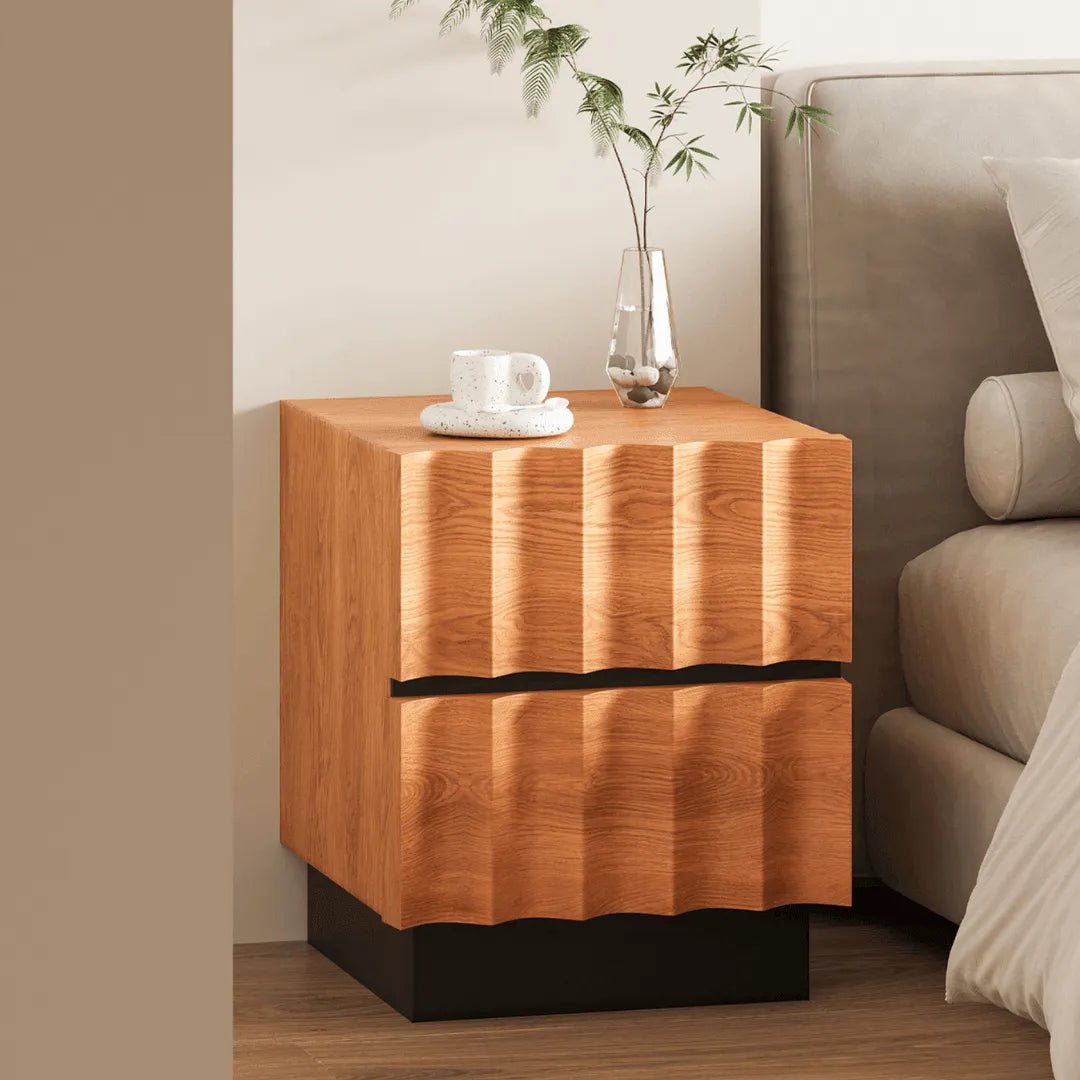 Selah Wood Wave Nightstand