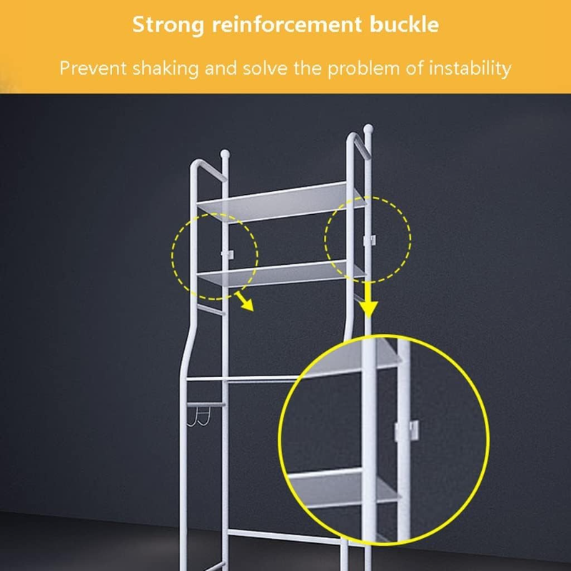 Washing Machine Rack . 3 Layer Metal Laundry Rack