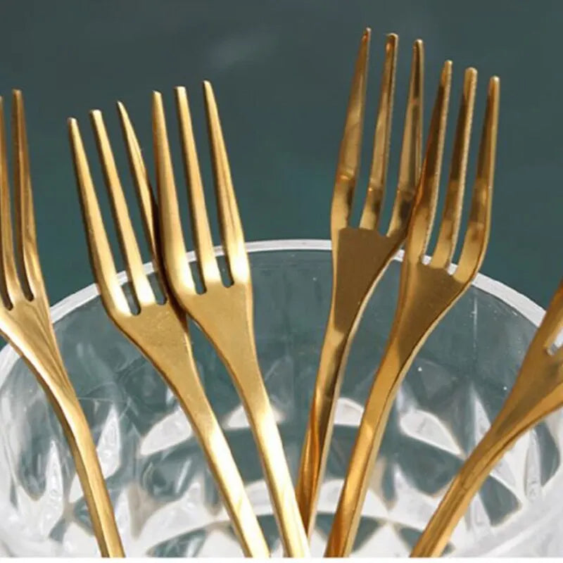 Hearthside Forest Leaves Dessert Forks