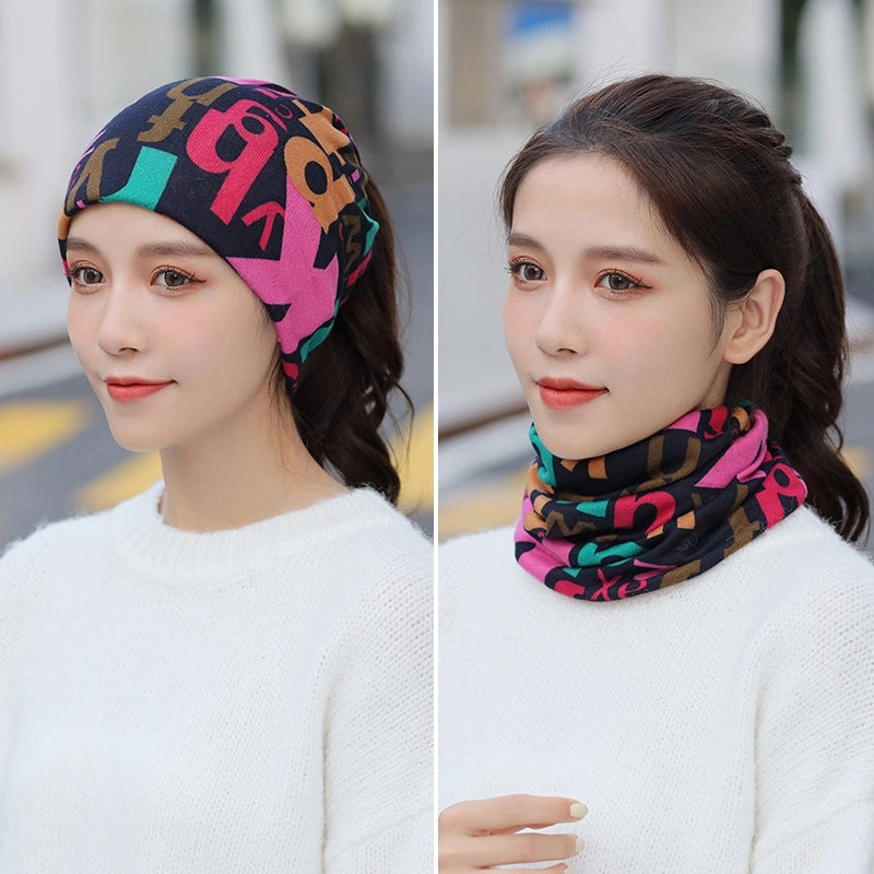 Unisex Casual Star Flower Polyester Scarf
