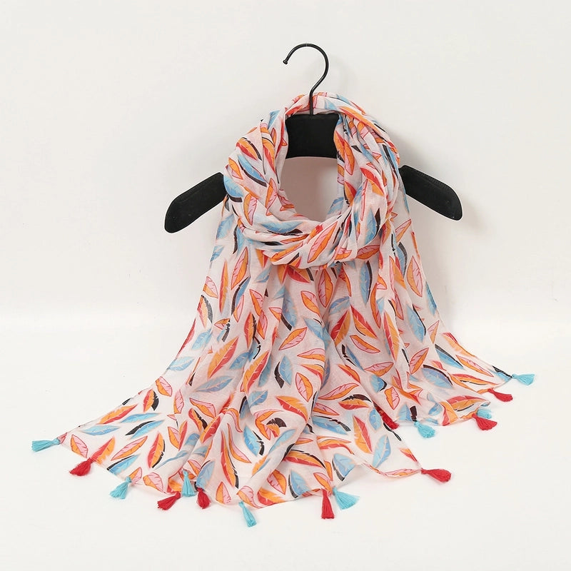 Unisex Vacation Sweet Geometric Polyester Scarf