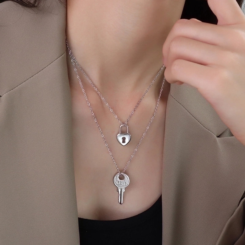 Fashion Printing 304 Stainless Steel 18K Gold Plated Plating Necklace