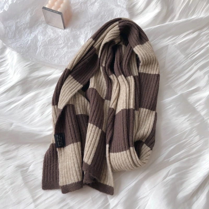 Women's Casual Lattice Knit Scarf