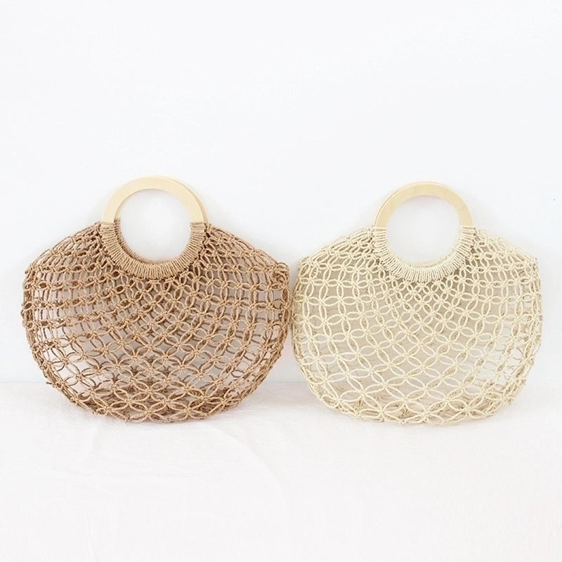 Women's Medium Summer Straw Beach Beach Bag
