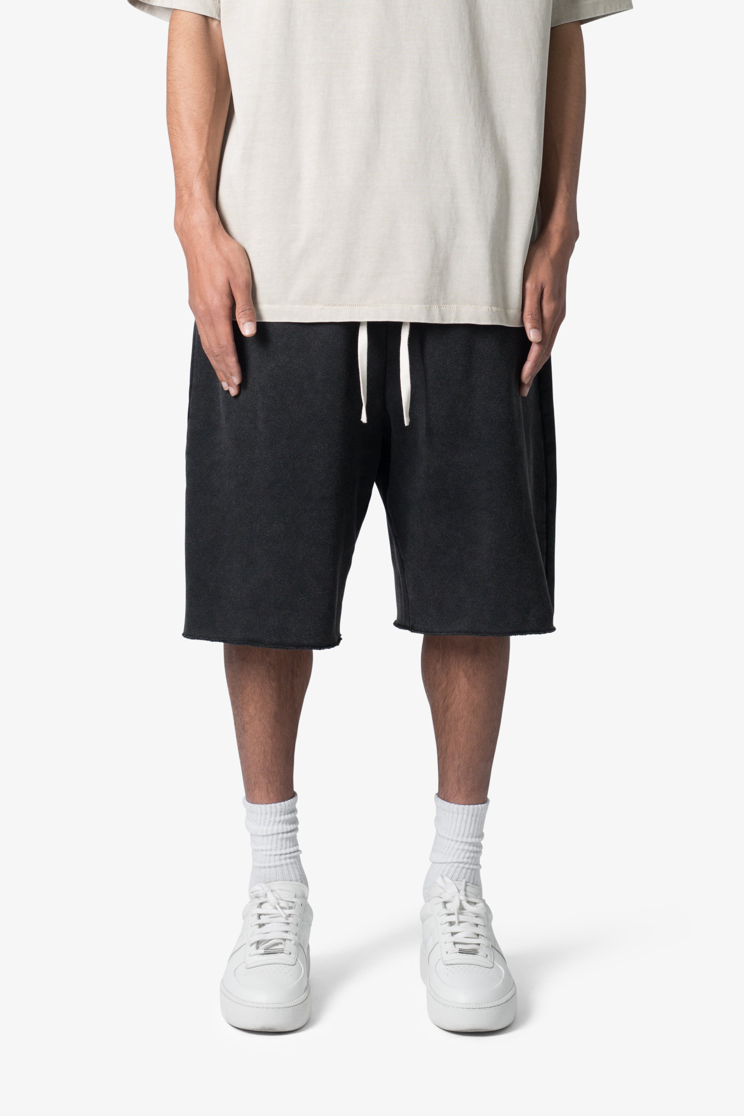 Ultra Baggy Sweatshorts - Washed Black