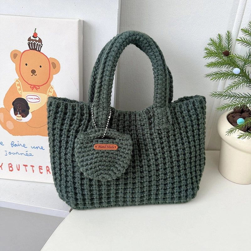 Women's Medium Polyester Solid Color Elegant Streetwear Square Magnetic Buckle Handbag