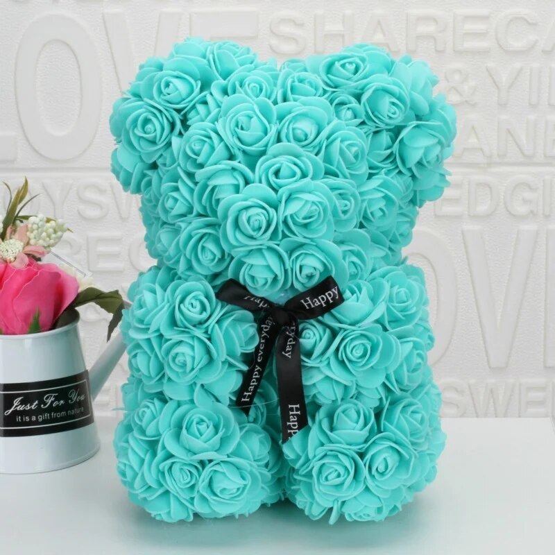 Perfect Gift: Galaxy Rose + Rose Bear