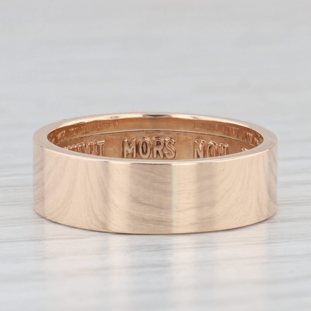 14th Degree Yod Masonic Band 10k Yellow Gold Size 7.5 Scottish Rite Ring