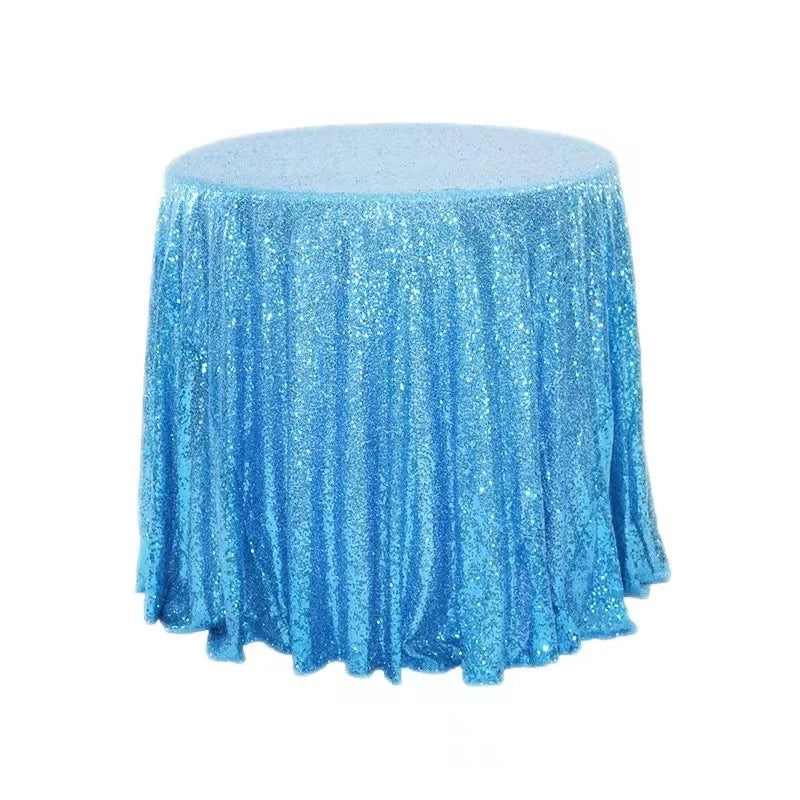 IG Style Sequins Solid Color Polyester Tablecloths