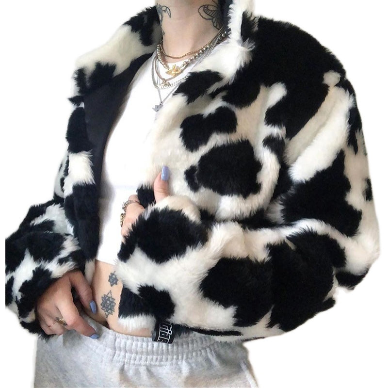 Harajuku cow jacket KF81710