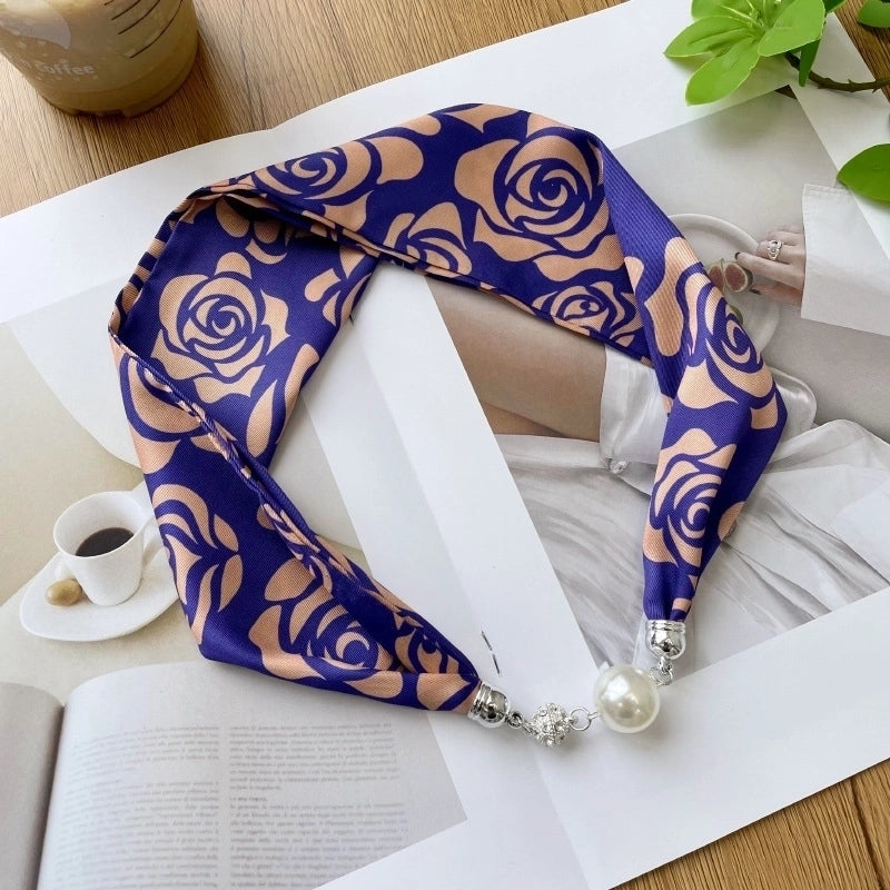 Women's Casual Color Block Imitated Silk Silk Scarf