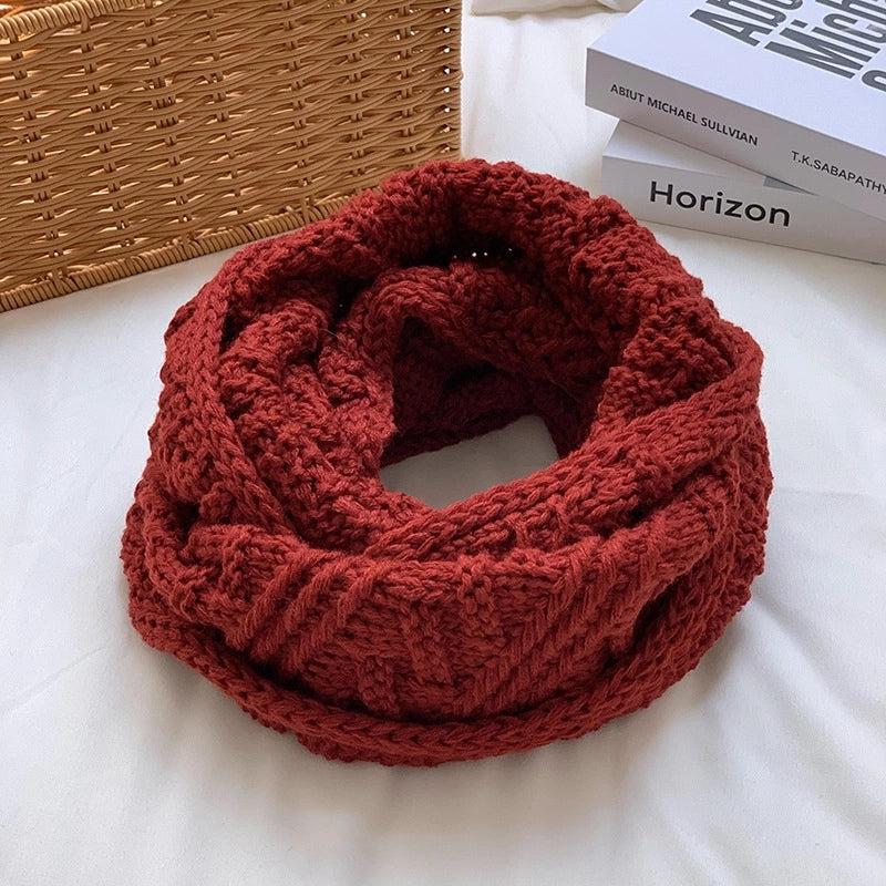 Unisex Retro Classic Style Solid Color Polyester Scarf