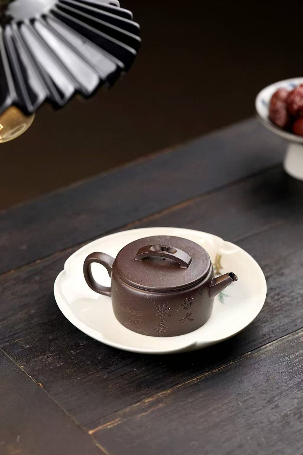 Yixing purple clay teapot from China