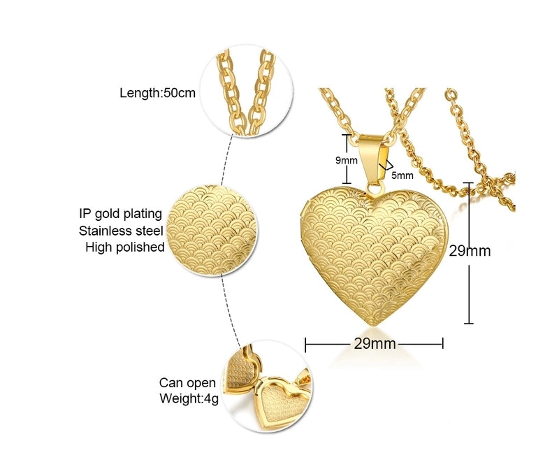 Basic Vintage Style Romantic Heart Shape 201 Stainless Steel 18K Gold Plated