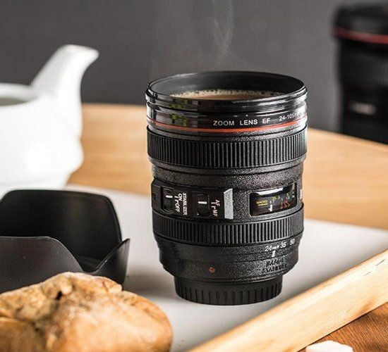 CAMERA LENS COFFEE MUG