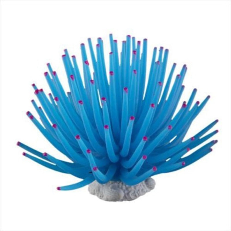 Artificial Silicone Anemone Sea Plant Ornament For Aquarium