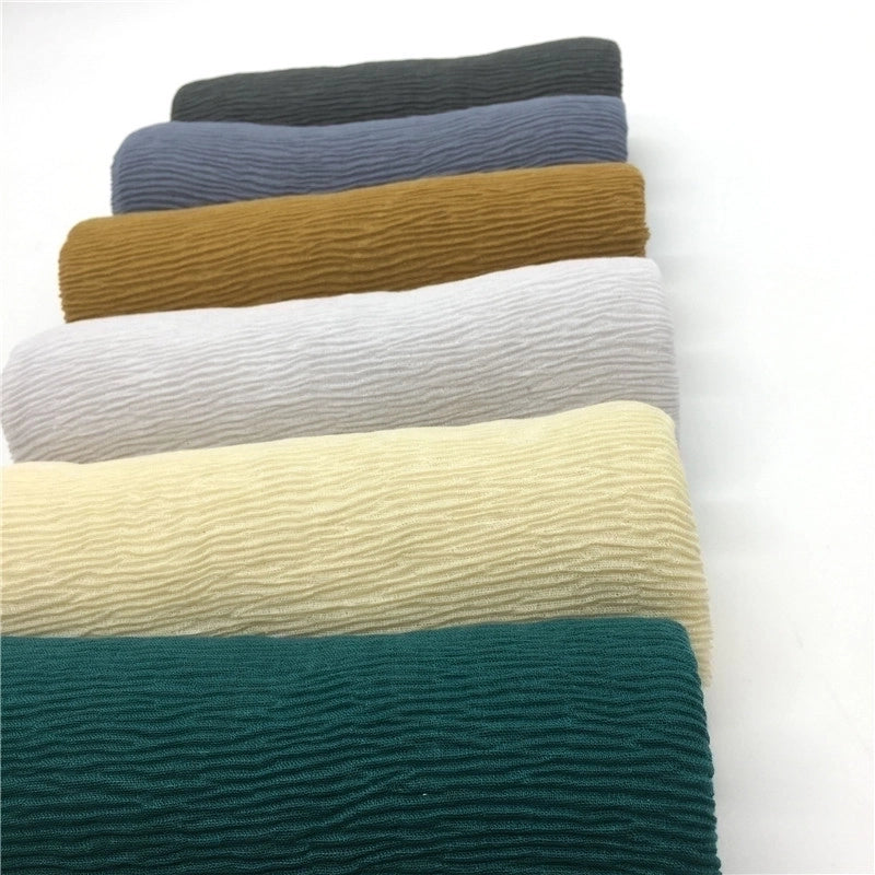Women's Casual Minimalist Solid Color Cotton And Linen Scarf