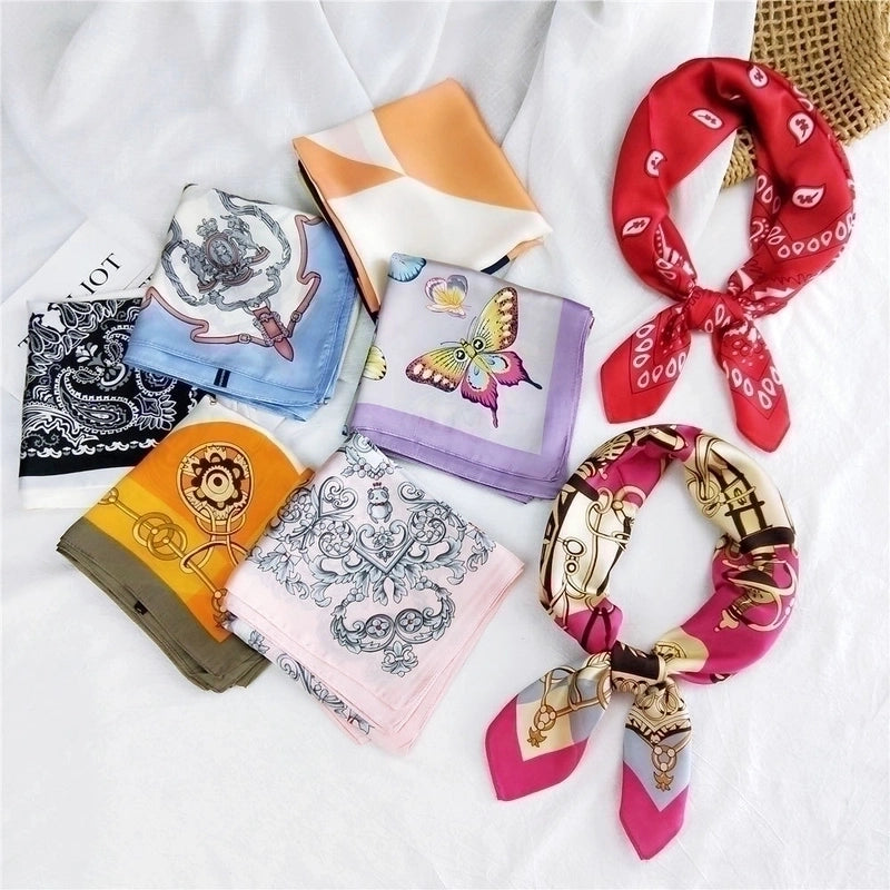 Fashion New 70 Small Square Scarf Silk Small Scarf