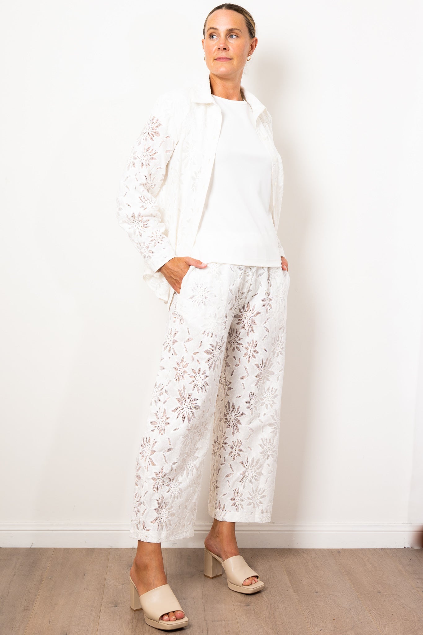 Mela Purdie Dart Shirt Flora Lace