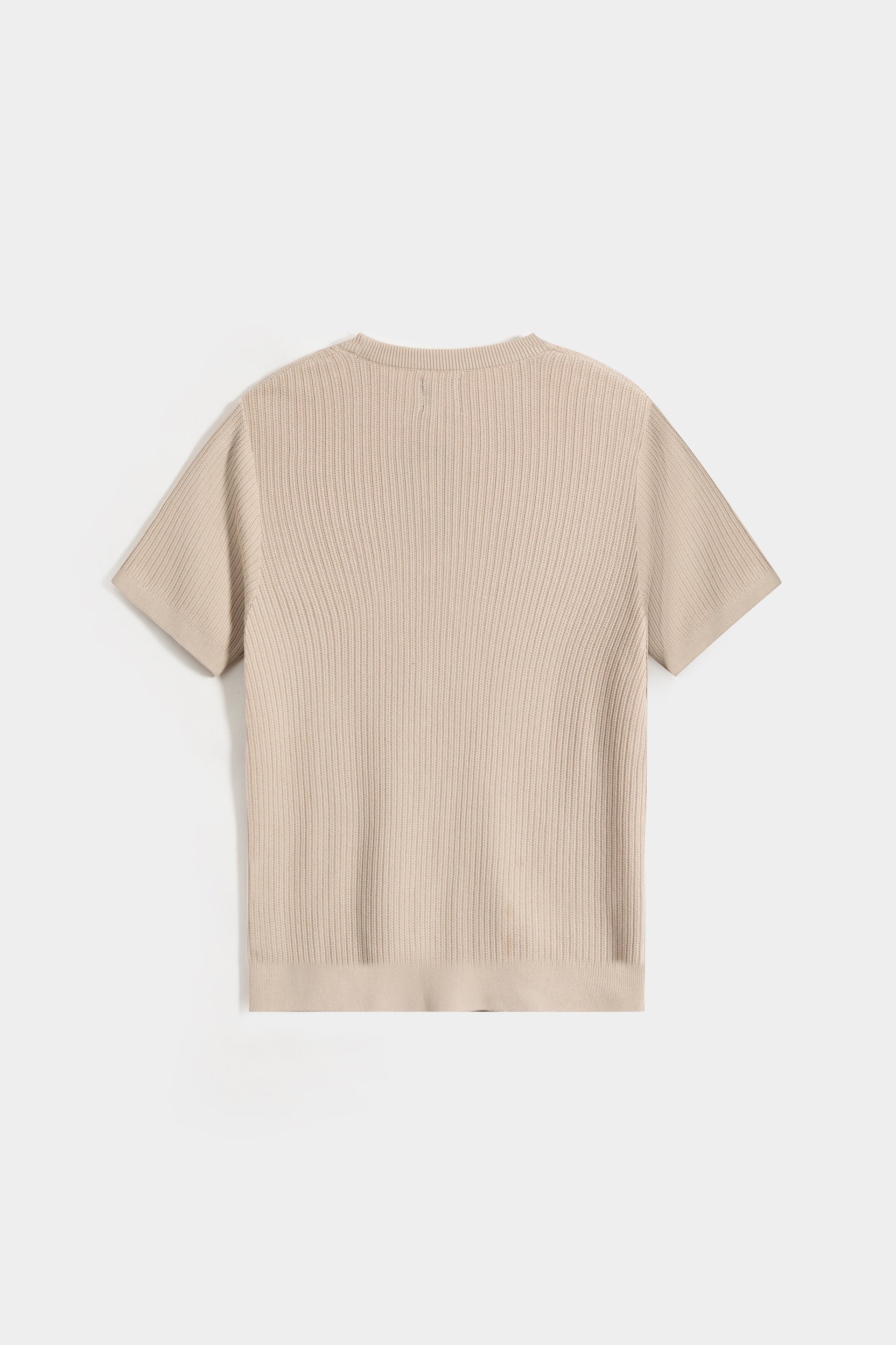 Jacquard Knitted T-shirt