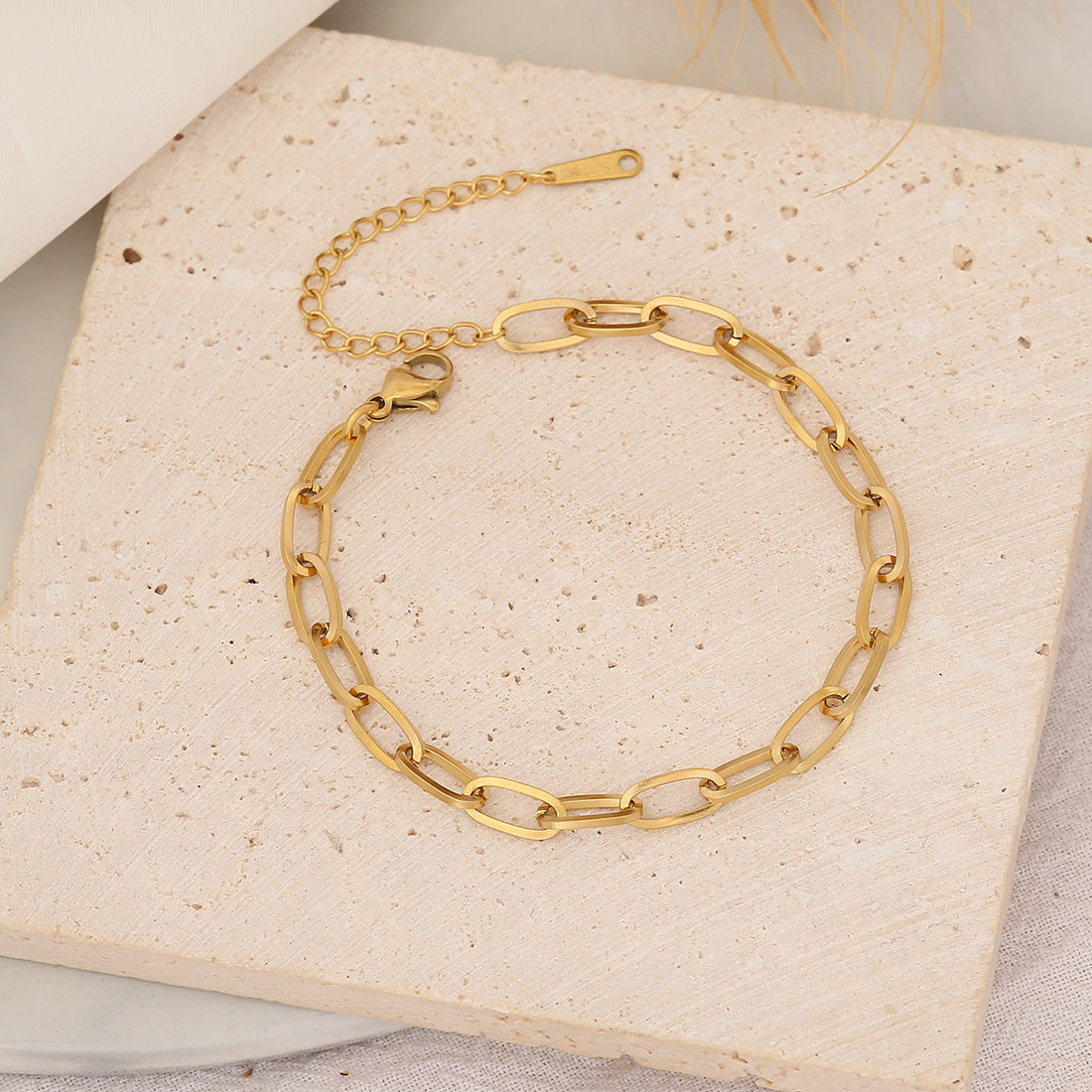 Women Expressive Heart Stainless Steel Electroplating Bracelets