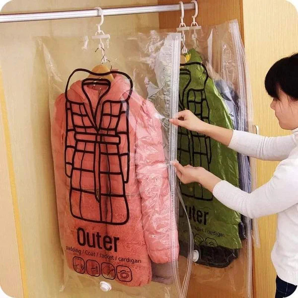 Premium quality winter jackets vacuum storage bags