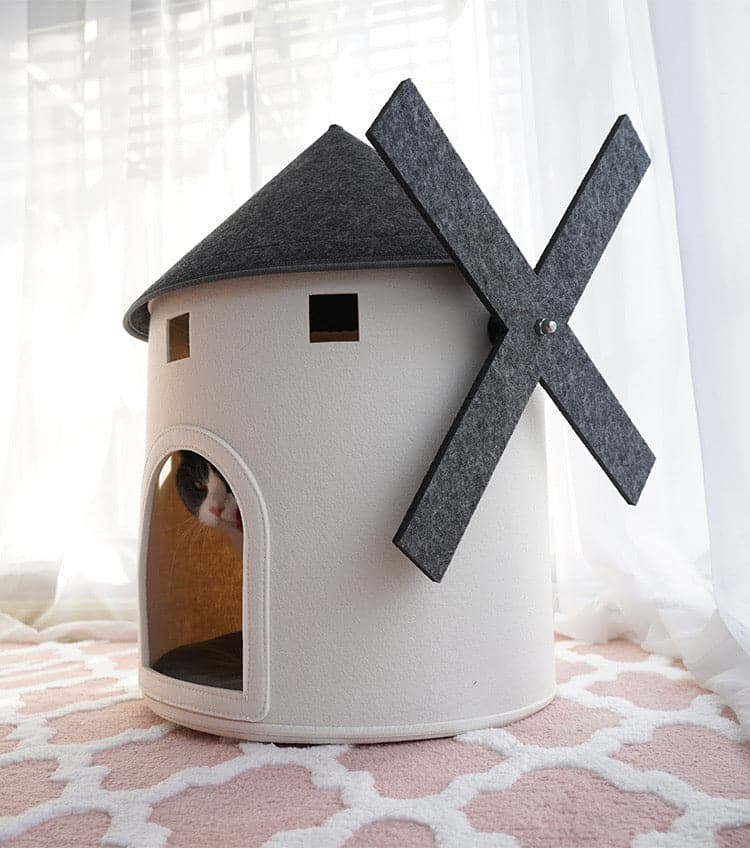 Nordic large windmill｜Unique Pet Bed ｜Cat Bed Dog Bed