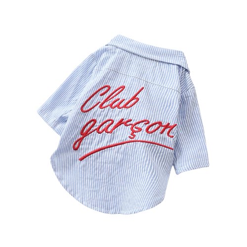 Club Garcon Light Denim Dog Shirt