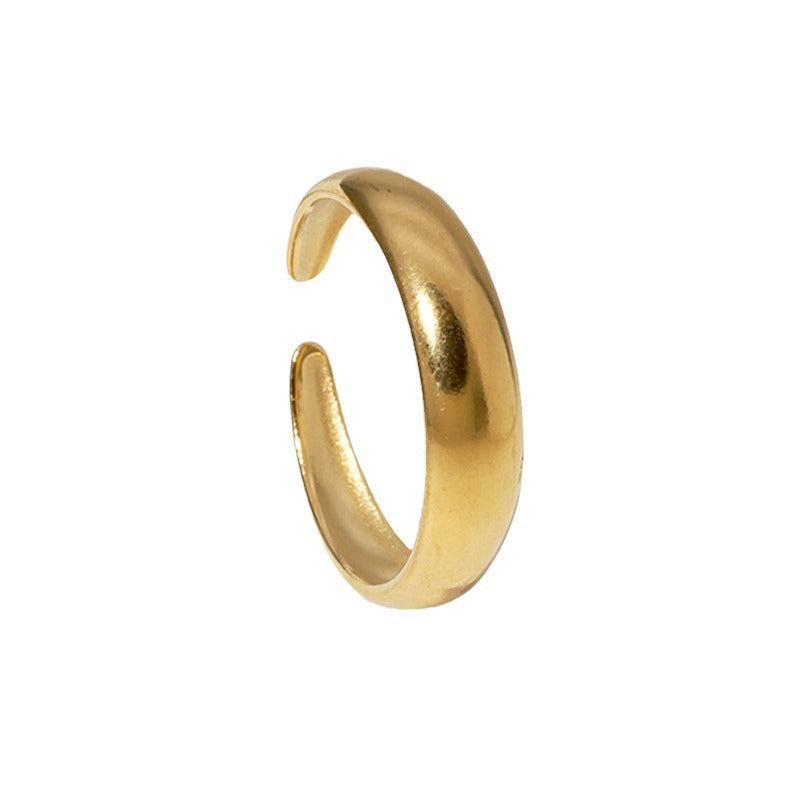 Open Ring Minimalist Stainless Steel Electroplating Rings
