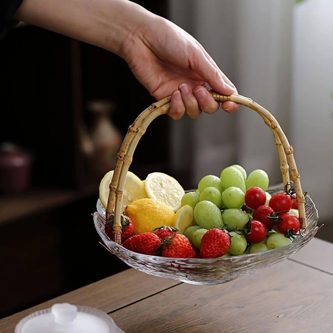 Retro Candy Bowl & Portable Fruit Tray