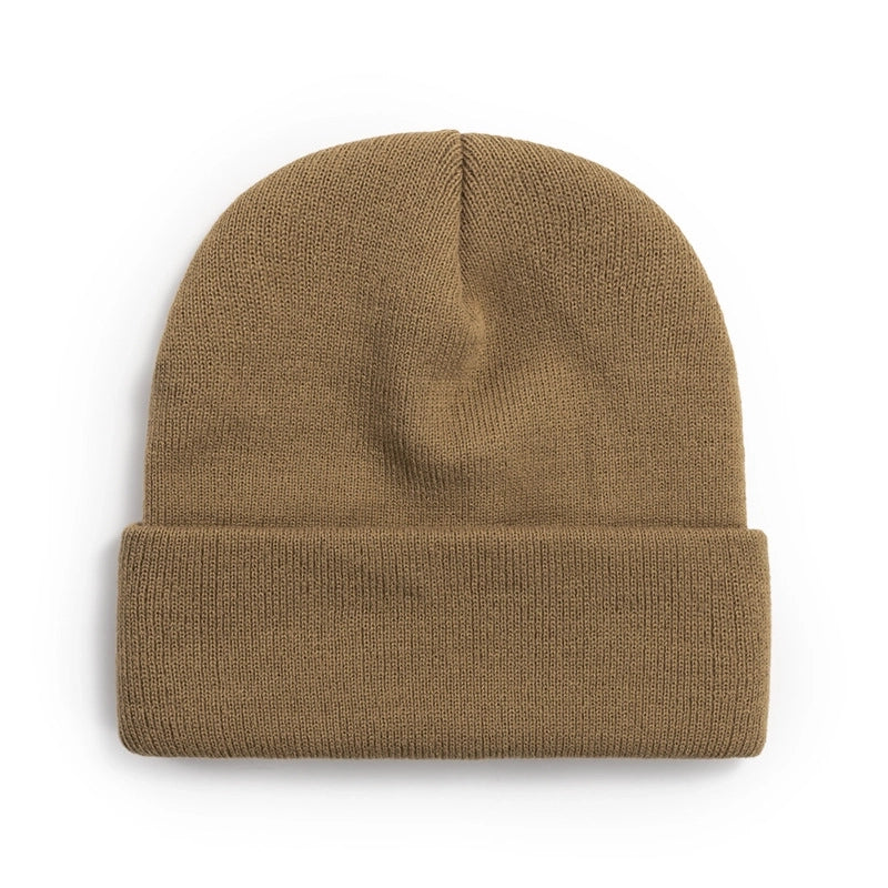 Unisex Minimalist Solid Color Eaveless Wool Cap