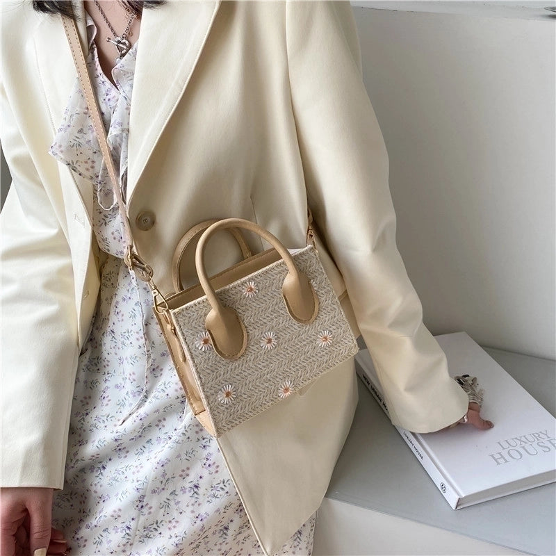 Small Pu Leather Streetwear Tote Bag