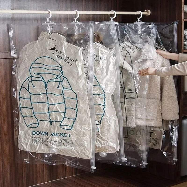 Premium quality winter jackets vacuum storage bags