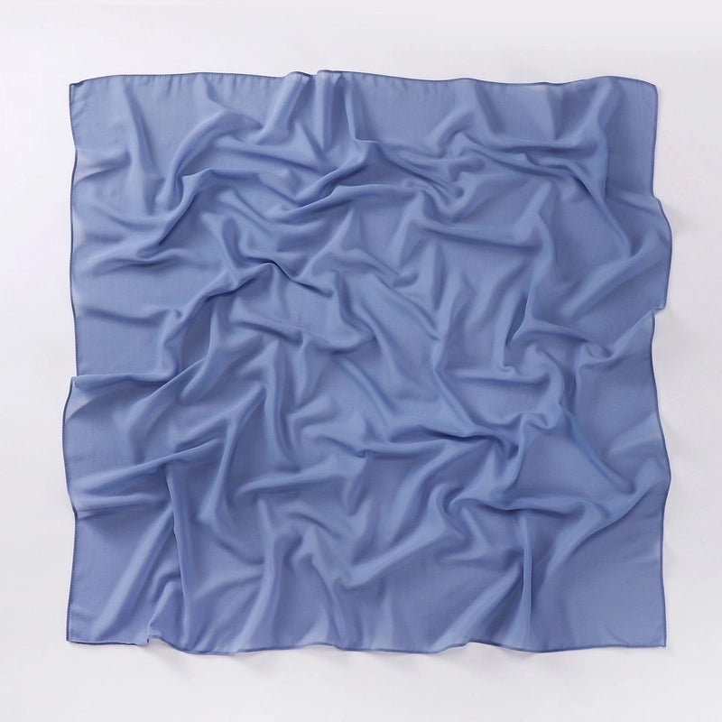 Women's Sweet Solid Color Polyester Kerchief