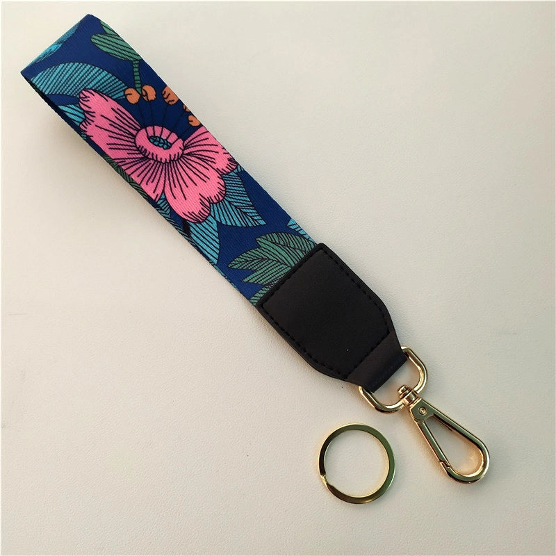 New Color Ethnic Style Hand Strap Wrist Strap Key Ring Keychain Decorative Band Accessory Strap Short Hand Bag