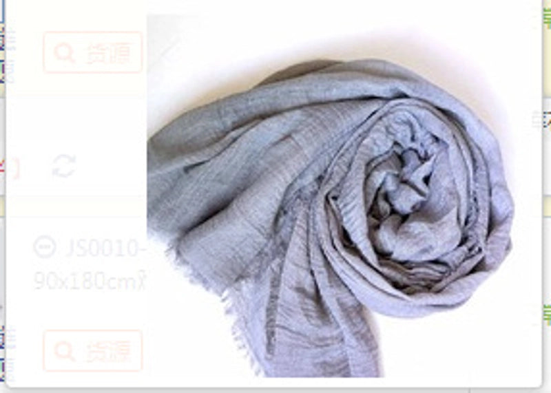 Women's Elegant Minimalist Solid Color Cotton Shawl