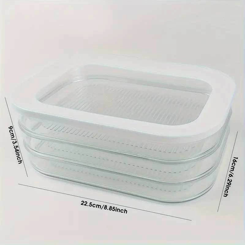 Minimalist Solid Color Plastic Storage Container Box