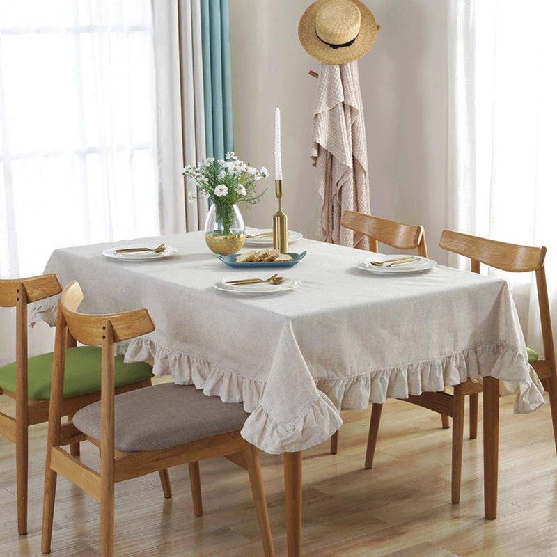 Solid Color Cotton Tablecloths