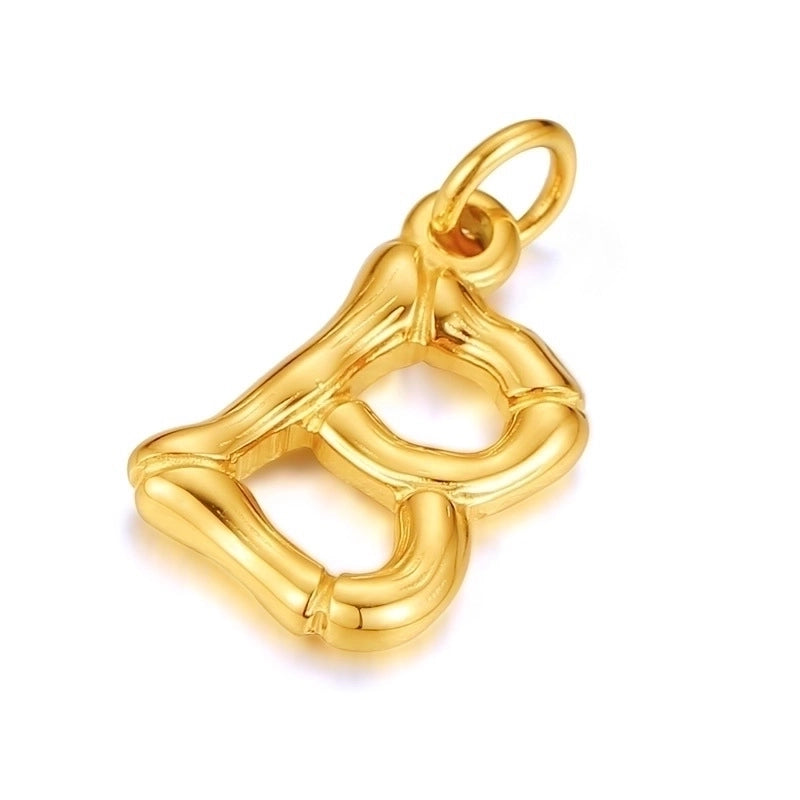 Fashion Letter 201 Stainless Steel 18K Gold Plated Polishing Plating Stainless Steel Necklaces
