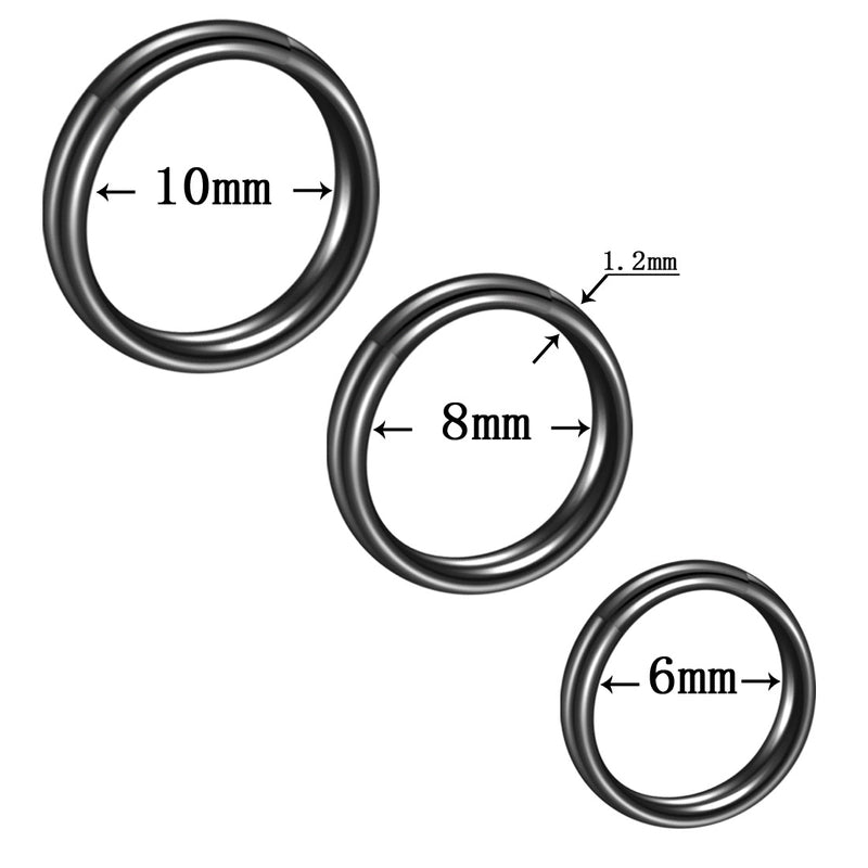 Minimalist Round Stainless Steel Plating Nose Ring 1 Piece